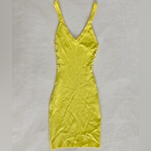 REVOLVE Bright Yellow Mini Dress